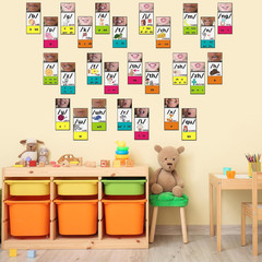Rainbow Consonants Sound Wall for Classroom Neutral Phonics Kit, Science of Read