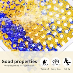 6 Pack Kids Gross Motor Development Tiles: 12″x12″ Colorful Sensory Play Mats