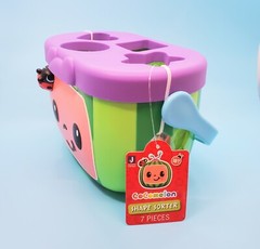 CoComelon 7 Piece Shape Sorter Identify Shapes Favorite Characters Toys for Kids