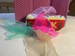 UNBRANDED BABY MAGIC TISSUE BOX COLORFUL SENSORY STEM TOY FOR BABIES 6-12 MONTHS