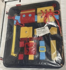 🎁 Learning Educational Busy Board Buckle Montessori Sensory Toddler Toy Zipper