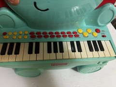2017 Fisher Price Elephant Piano Fully Functional Tested Works EC Fast Shipping
