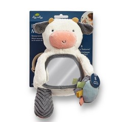 NEW! Itzy Ritzy Bitzy Cow Mirror Plush Baby Activity Toy