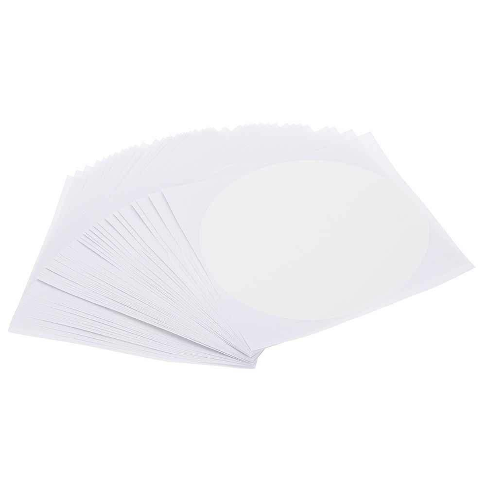 6″ Floor Stickers Classroom Decor, 60 Pcs Self Adhesive Dots Markers, White