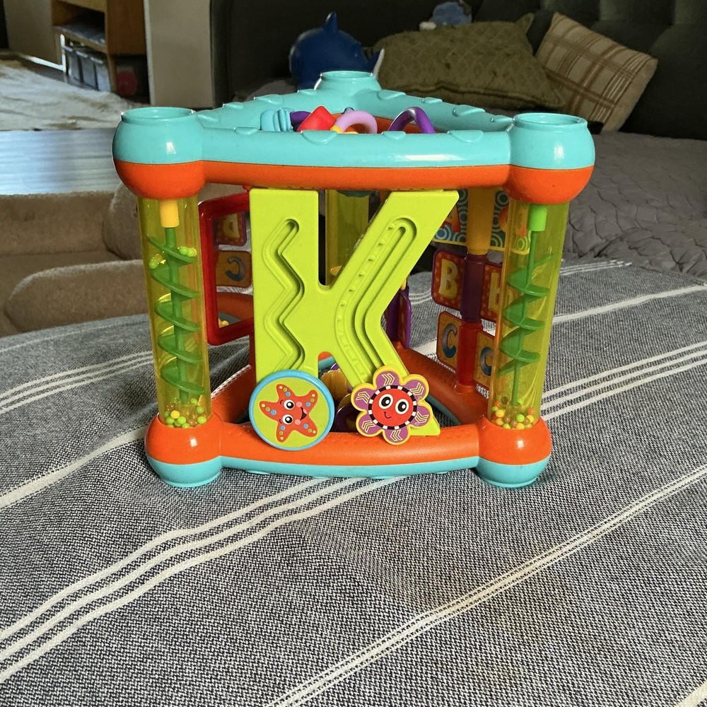 Multicolor Alphabet Activity Cube Baby Toddler Motor Skills Toy