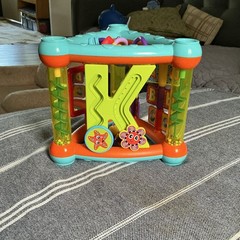 Multicolor Alphabet Activity Cube Baby Toddler Motor Skills Toy