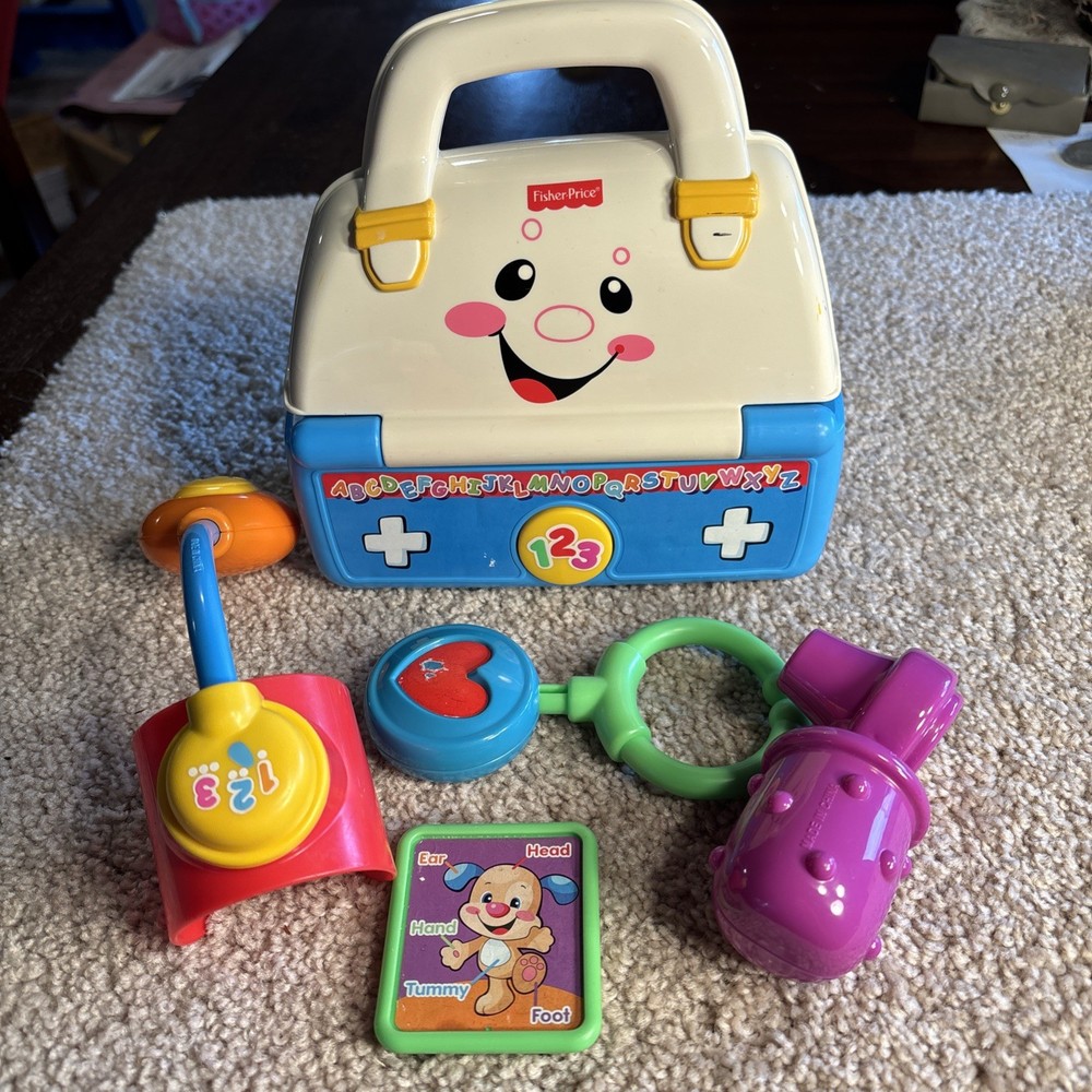 FIsher Price Laugh & Learn Sing Along Med Doctor Bag With Accessories, Batteries