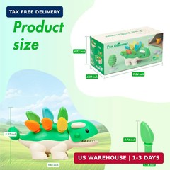 Hirger Fine Motor Dinosaur: Sensory Toys for Toddler 1-3 Year Old, Montessori Pr