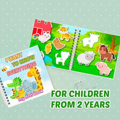 Early Development Book for Children 2+ Years Baby Activity