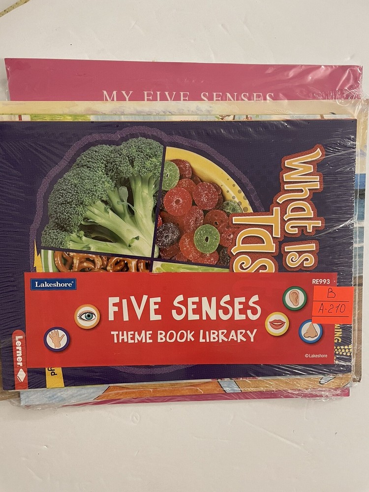 Lakeshore Five Senses Theme Book Library RE993 (B,A-210)