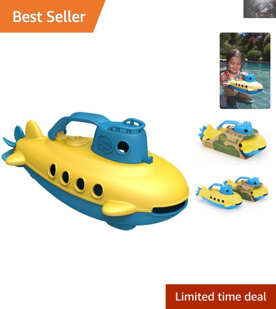Eco-Friendly Toddler Submarine Toy – BPA & Phthalate Free Blue Watercraft