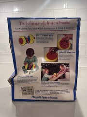 Johnson & Johnson Playpath Spin-a-Sound Rattle Toy Stars 6-36 Months 9567