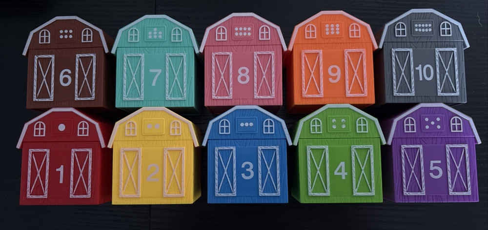 Learning Resources Peekaboo Learning Farm Counting Barns