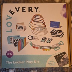 Lovevery Looker Play Kit Weeks 0-12 Learning Toys Set Black & White Theme