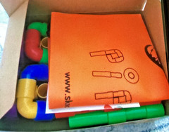 Skoolzy Pipes Construction Building Toy Tubes & Joints for Kid’s Motor Skills