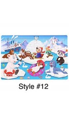 30 Pcs Children Wooden Puzzle Cartoon Vehicle Animal Learning Kids 3-7 Years