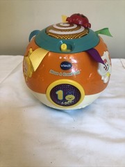 VTech Wiggle and Crawl Ball Toy – VT8162 Moves, Rolls, Talks, Sings- Baby Toy