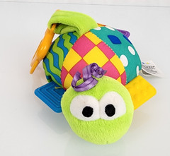 Lamaze Ring Link Clip Stuffed Plush Insect Bug Turtle Rattle Baby Toy Teether