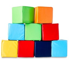 Soft Faux Leather, Multicolor, 9 Pieces, Toddler Toys