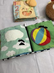 Baby Soft Cloth Books Bundle Lot 4 Sensory Crinkle Teether Toy Books