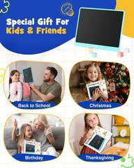 TEKFUN 16″ LCD Writing Tablet for Kids & Family, Large Reusable Writing Pad f…