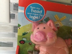 NEW NIB FARM ANIMALS MOVEABLE AND CLICKING SOUNDS