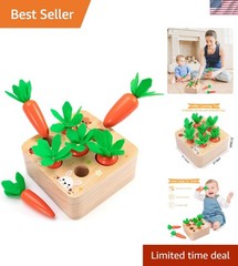 Montessori Toys Baby Easter Toys for Toddlers 1-3 Old, Educational Wooden Ca…