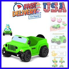 3.5 Inch Green Car Toy Match Most 2 in Rubber Ducks, Ducks for Jeeps, Vehicle…