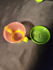 LOT OF 5 – Nuby – Baby/Infant Teether Toys + No-Spill Snack Container