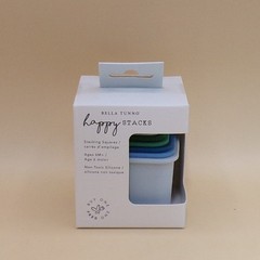 Happy Stacks Stacking Squares 3″ x 10.5″ New Bella Tunno