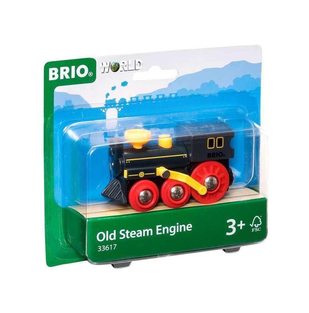 BRIO World – 33617 Old Steam Engine | Train Toy for Kids Ages 3 and Up
