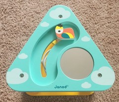 Janod Tropik Multi-Activity Pyramid Wooden Early-Learning Toy – Educational Toy
