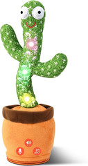 Dancing Talking Cactus Toy for Toddlers 18 Months+, Repeats What You Say, Singin