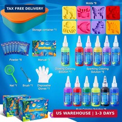 Kacwsoay Magic Water Elf Toy Kit for Kids – Water Pets with 12 Colors – DIY Squi