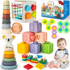 6-in-1 Baby Toys 6 to 12 Months, Montessori Toys for Babies 6-12-18 Months, I…