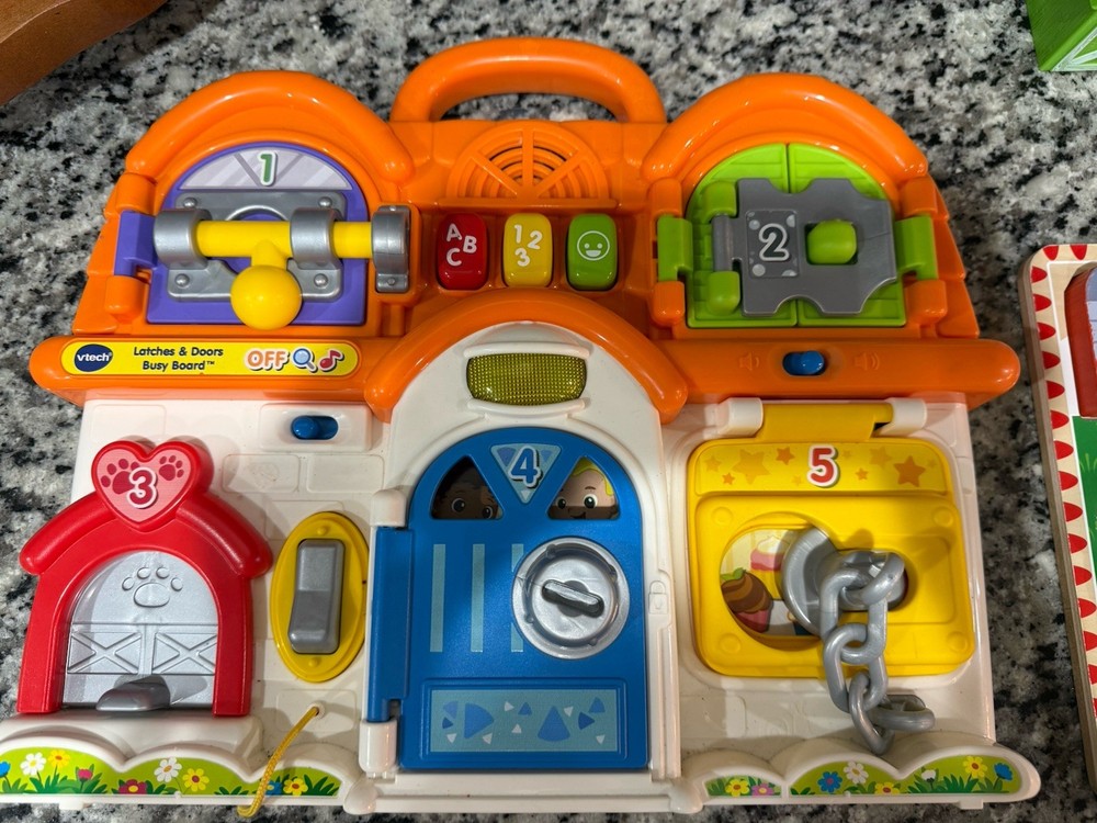VTech Latches and Doors Busy Board
