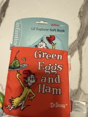 Infantino Lil’ Explorer Soft Book Dr. Seuss Green Eggs and Ham Multicolor 0m+