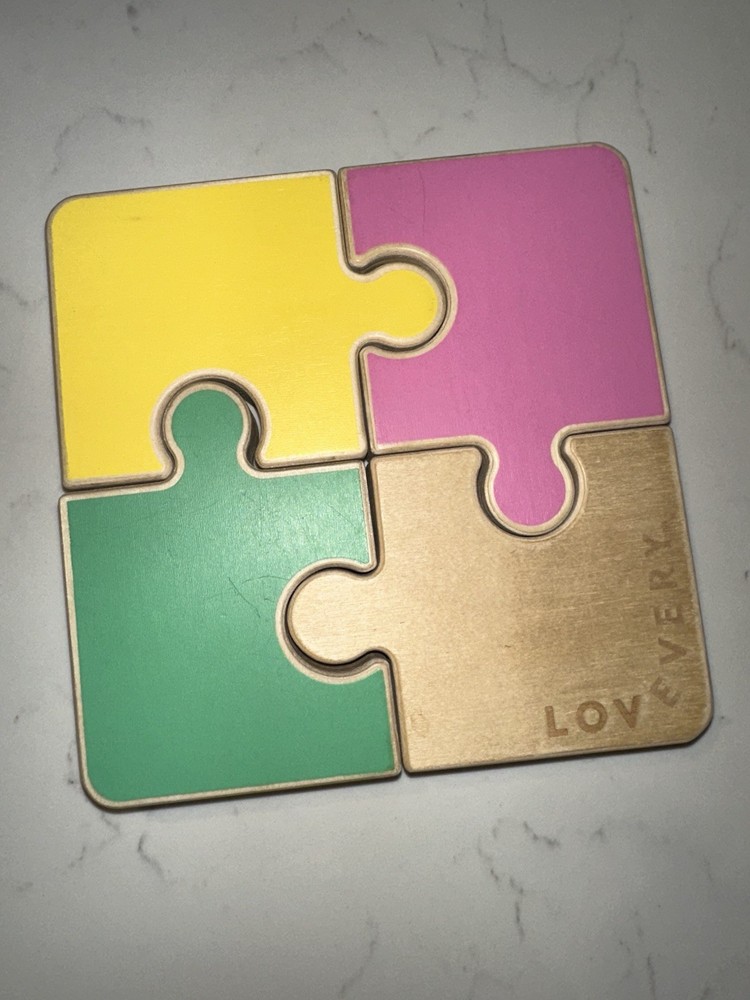 Lovevery Chunky Wooden Jigsaw Puzzle- “The Companion” Kit. 22-24 months