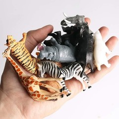12 PCS Realistic Small Wild Animal Figures Educational Science Project Model