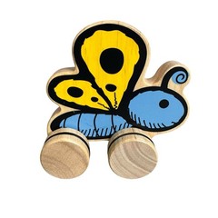 Begin Again Wooden Push Toddler Toys Wooden Push Toys Bugs Bee Ladybug Butterfly
