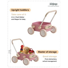 PULA Baby Push Walker with Wheels Toddler Wagon for First Learner Baby Toys 6…