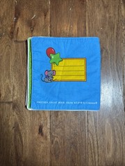 VTG Fabric Children’s Learning Colors Book-Toddler -Baby Washable Quilted Soft