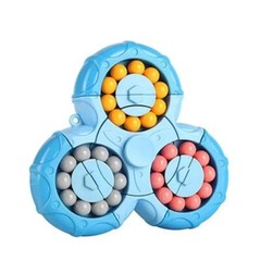 Rotating Cube Toy Stress Relief Magic Bean Fidget Spinners Jigsaw IQ Puzzle Ball