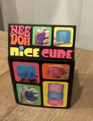NeeDoh Nice Cube 💜 Square Shaped Sensory Toy Purple Viral TikTok