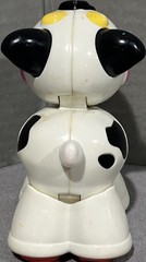 Vintage Fisher Price Amazing Farm Fun Animals Spotted Cow Toddler Toy Teether