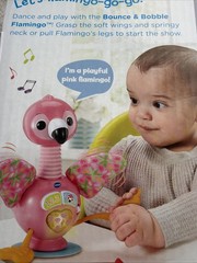 Baby Bounce and Bobble Flamingo Highchair and Stroller Toy Vtech