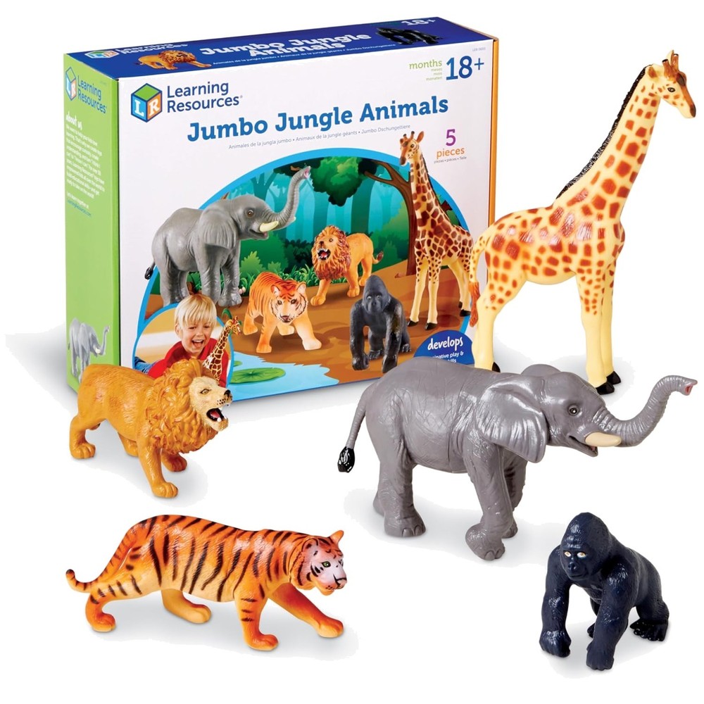 Educational Safari Animals Set – Ages 18 +
