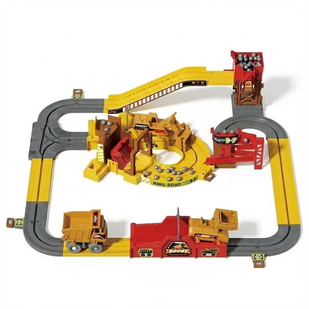 Construction Track Playset for Kids – STEM Engineering Toy