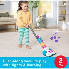 Learn 2-in-1 Vacuum Toddler Electronic Learning Toy with Lights & Music