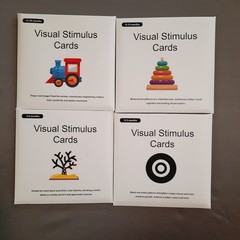 Visual Stimulus Cards For Baby 0-36 Months Pack Of Four New